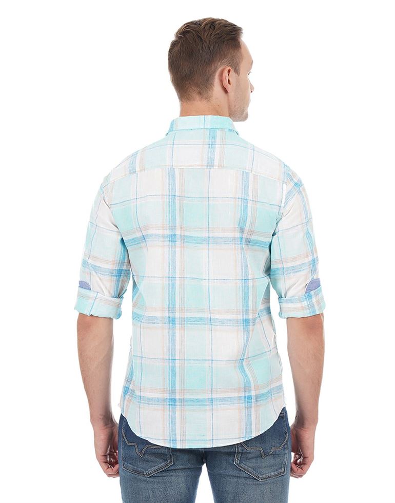 Pepe Jeans London Men Checkered Casual Wear Shirt